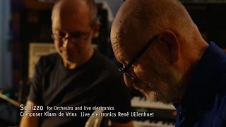 Composer Klaas de Vries - Schizzo for orchestra and live electronics