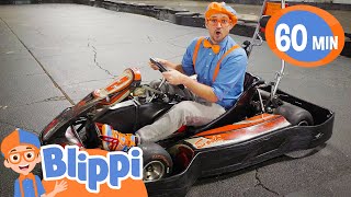 Super Fast Go Karts + more Blippi! | Fun and Educational Videos for Kids @Blippi