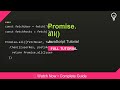 🎓 Promise.all() - Complete JavaScript Tutorial