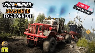 🔴SnowRunner LIVE  -  Season 10 : Fix \u0026 Connect. Ruszamy na Kolumbię Brytyjską #76🔴 -  ​@DisPlayLIMA