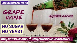 ഈ  ഒരു വൈൻ മതി ആഘോഷങ്ങൾ ആരോഗ്യകരമാക്കാം | A Complete Healthy Grape Wine |