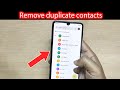 How to delete duplicate contacts on Google contacts