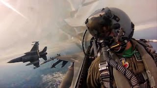 F-16 Fighting Falcon Cockpit Video + Aerial