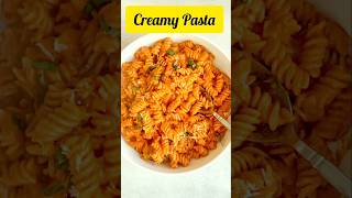 Instant Creamy Pasta Recipe|Creamy Red Sauce Pasta Recipe|A Taste of Home👨‍🍳#shorts#redsausepasta