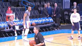 Miami's Spoelstra and Chris Bosh On Westbrook | Heat vs Thunder | February 20, 2014 | NBA 2013-2014