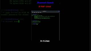 Bluetooth  deauthentication in kali linux