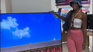 Vlog, Comprando mi NUEVO televisor ✨ muy caros?😨🤦🏽‍♀️