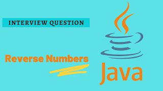 Reverse Number in Java | Print 1 to 10 numbers | Interview Question