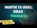 HADITHI YA USULI:DIBAJI (Yohana 1:1) Lesson 3Q4 2024: Lydia Nyaboke Mokogoti na Prof Sabasi-Egesa FM