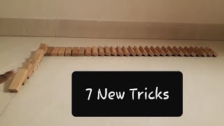 7 New Domino Tricks | Jenga Domino | The Jenga Artist