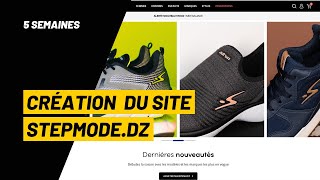 Création du site web Stepmode.dz