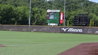 Jackson Weyler cuts off ball in outfield