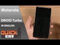 [EN] Motorola DROID Turbo Quick Review [4K]