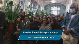 Féretro de Miguel Barbosa llega a Catedral de Tehuacán, Puebla