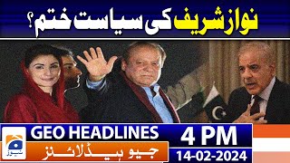 Geo Headlines Today 4 PM | JI declines PTI's offer to form coalition govt in KP | 14th February 2024
