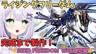 【ガンプラ雑談】ガンダムSEEDFREEDOM キラ・ヤマト搭乗機🌟HG 1/144 ライジングフリーダムガンダムを完成まで製作🌟#めこ生 #vtuber #ガンプラ