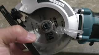 Mini Circular Saw, WESCO 20V Cordless Power Saws Review, Very sturdy little mini circular saw