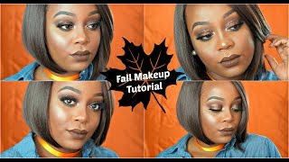 FALL MAKEUP TUTORIAL| Pumpkin Spice OVERLOAD!!| + Morphe 35o Palette & Brown Lips