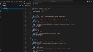 Export data to json using php mysql