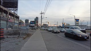 Yorkdale Mall to Lawrence West Stn - Toronto Walk along Dufferin St \u0026 Lawrence West (Nov 27th, 2024)