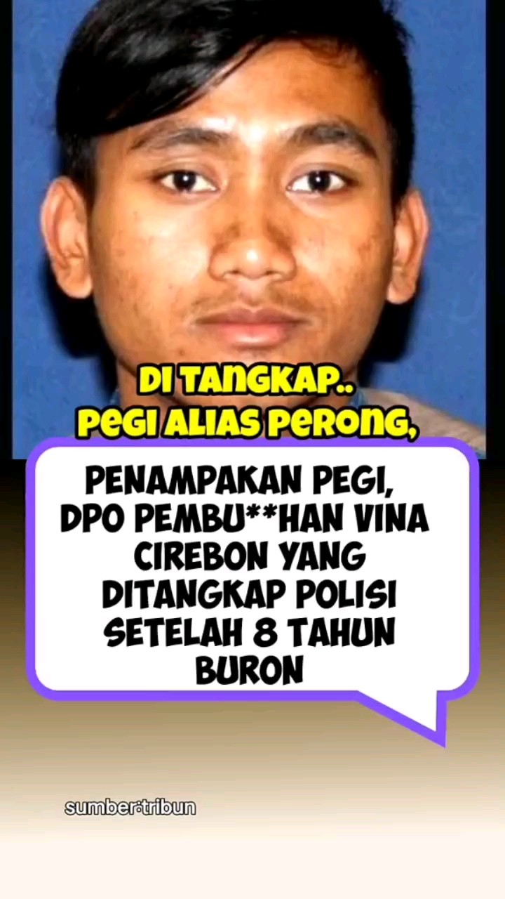 Ditangkap!! Wajah Pegi Alias Perong DPO Pembunuh Vina Cirebon - YouTube