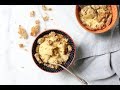 No Churn Vegan Mango Ice Cream with Coconut Peanut Crumble