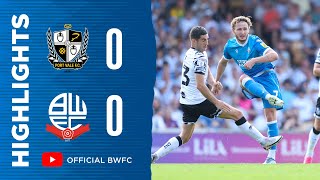 HIGHLIGHTS | Port Vale 0-0 Bolton Wanderers