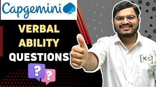 Capgemini Verbal Ability Questions || Capgemini English Communication Test Questions