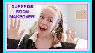 ROOM MAKEOVER FOR TEENS! | SURPRISE BEDROOM TOUR
