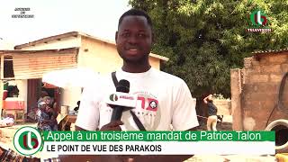 APPEL A UN TROISIEME MANDAT DE PATRICE TALON : LE POINT DE VUE DES PARAKOIS