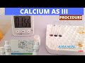 CALCIUM ARSENAZO Procedure | CALCIUM ARSENAZO III TEST-In English