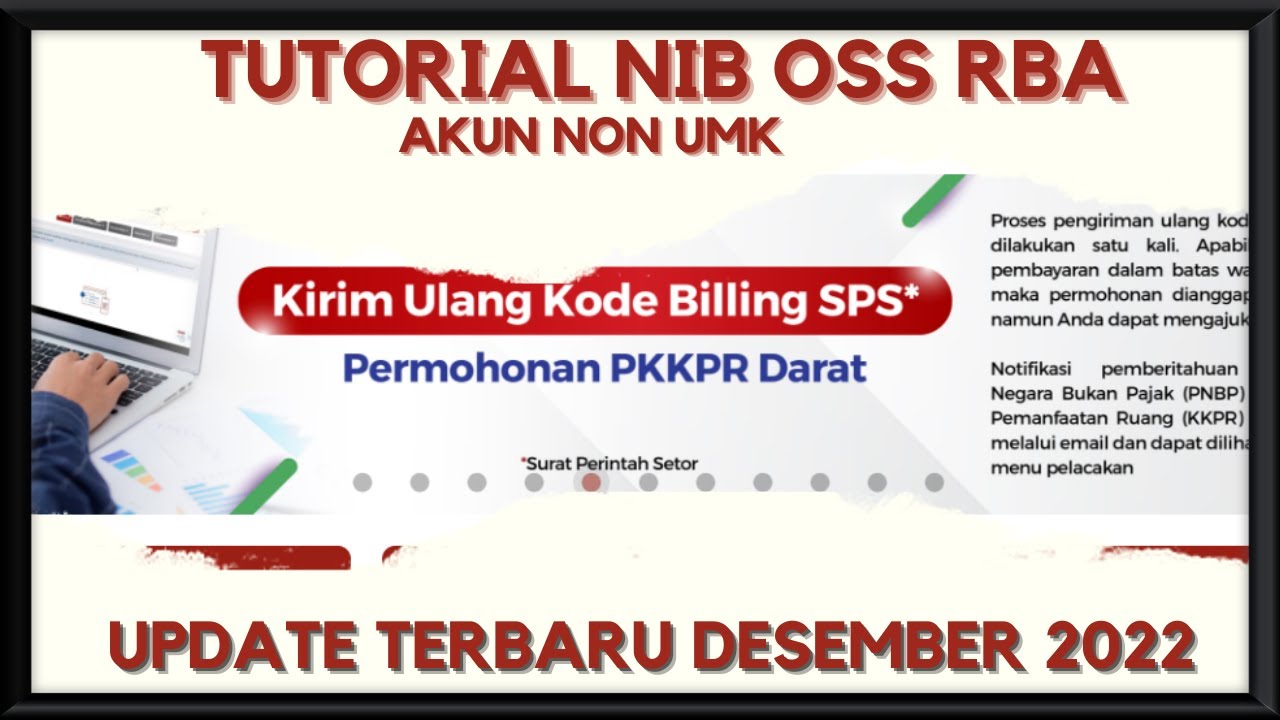 TUTORIAL PENGISIAN OSS RBA (AKUN NON UMK/PKKPR) UPDATED DESEMBER 2022 ...