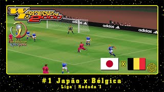 Winning Eleven 2000: Copa do Mundo 2002 (PS1) Liga #1 Japão x Bélgica | Rodada 1