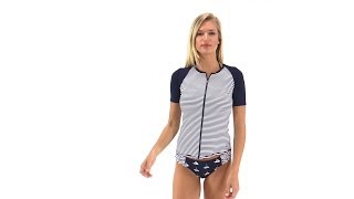 Tommy Bahama Sailboat S/S Rashguard | SwimOutlet.com