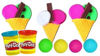Learn How To Make Play Doh Yummy Ice Creams With HooplaKidz How To