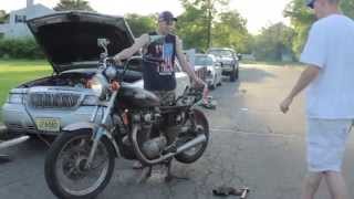 First start in 25 years Yamaha XS650 #first #Start #Barn #Find #Yamaha #XS650 #Crank #Loud #Motor