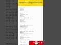 How can you draw Doraemon using python? really 😍 #shorts