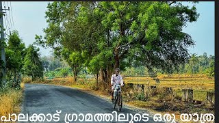 Morning ride to beautiful palakkad village pallasena പല്ലശേന ഗ്രാമം ❤️/kerala