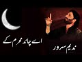 Aye Chand Muharram K Tu Badli Mein Chala Ja ||Nadeem Sarwar ||Lyric||