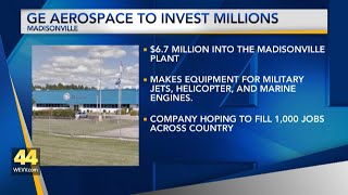 GE Aerospace to invest millions into Madisonville, Kentucky plant