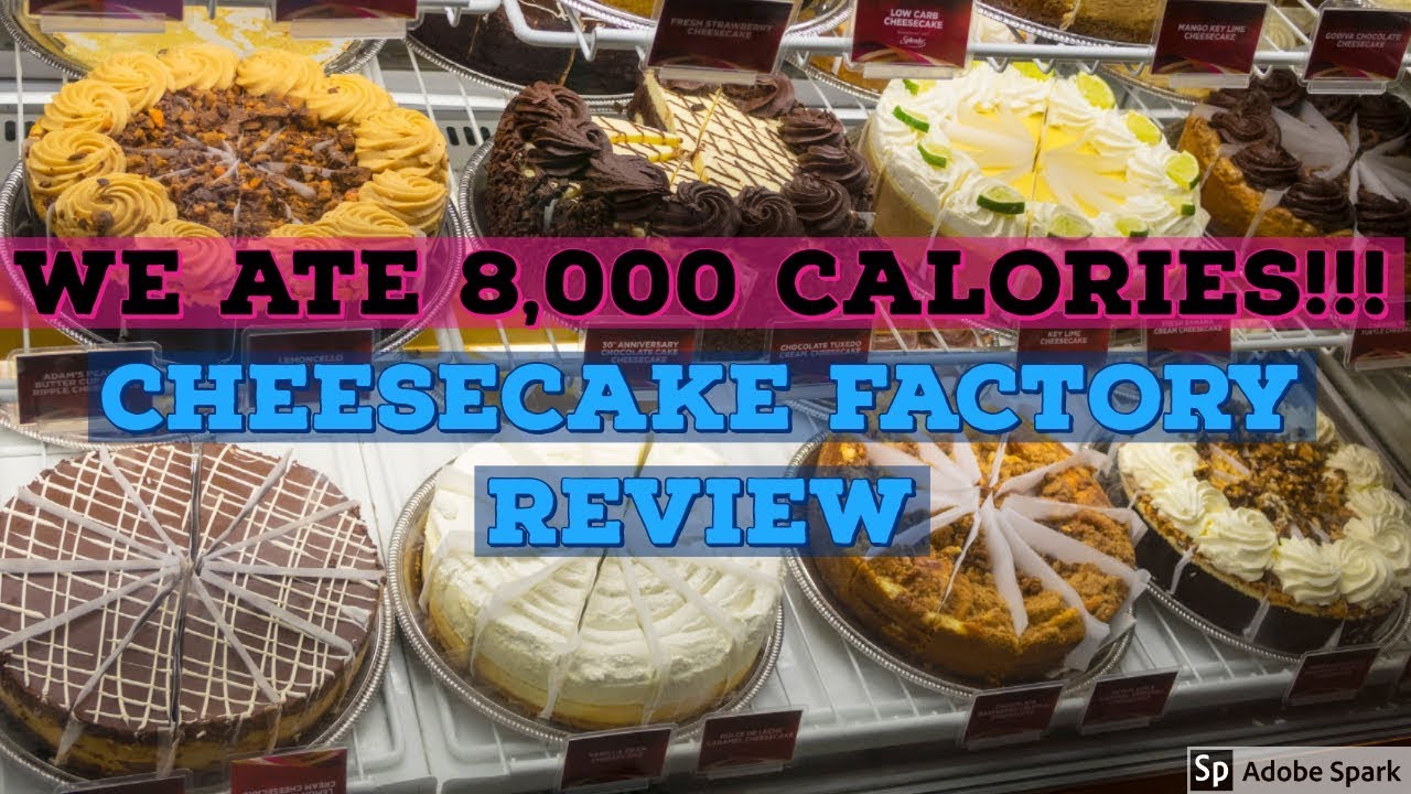 WE ATE 8,000 CALORIES! Cheesecake Factory Review - YouTube