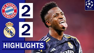 🔴⚪Bayern Munich vs Real Madrid (2-2) HIGHLIGHTS: Vinicius 2x, Kane & Sane GOALS!
