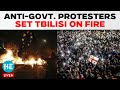 LIVE: Georgia Protesters Unleash Fireworks Mayhem On Riot Police | Violent Protest In Tbilisi