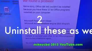 64 bit Excel Not working MS Microsoft Office 2013