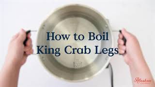 How to Boil Alaskan King Crab Legs