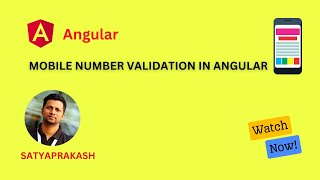 Angular Tutorial for Beginners: Mobile Number Validation #angular