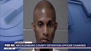 Mecklenburg County detention officer charged with assaulting inmate