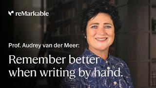 Why handwriting is better for your brain | Neuroscientist Prof. Audrey van der Meer