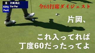 ゴルフが上手い人がゴルフをしている映像