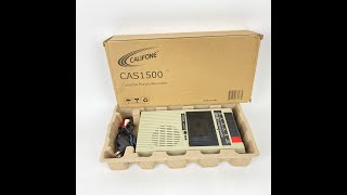 Selling on Ebay Actual Test video Califone CAS 1500 Cassette Player/Recorder